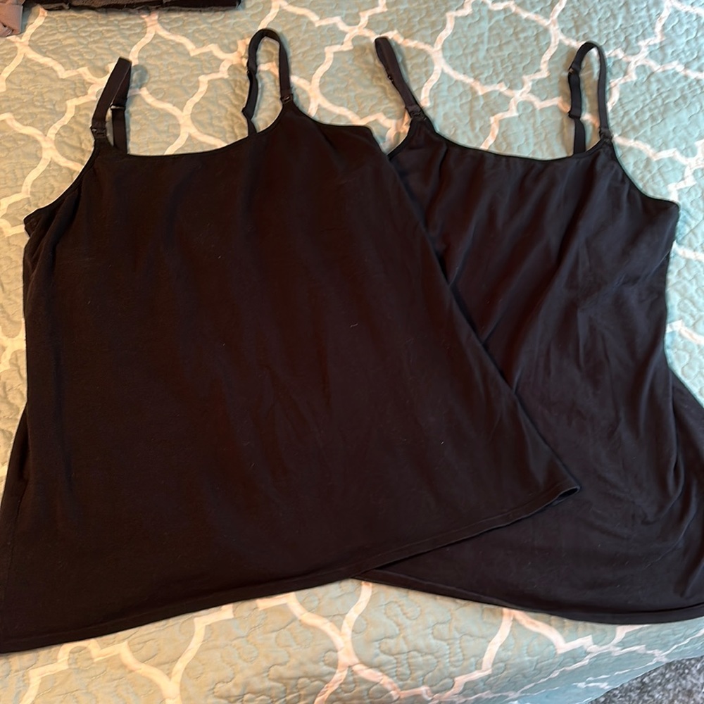 Two nursing tank tops